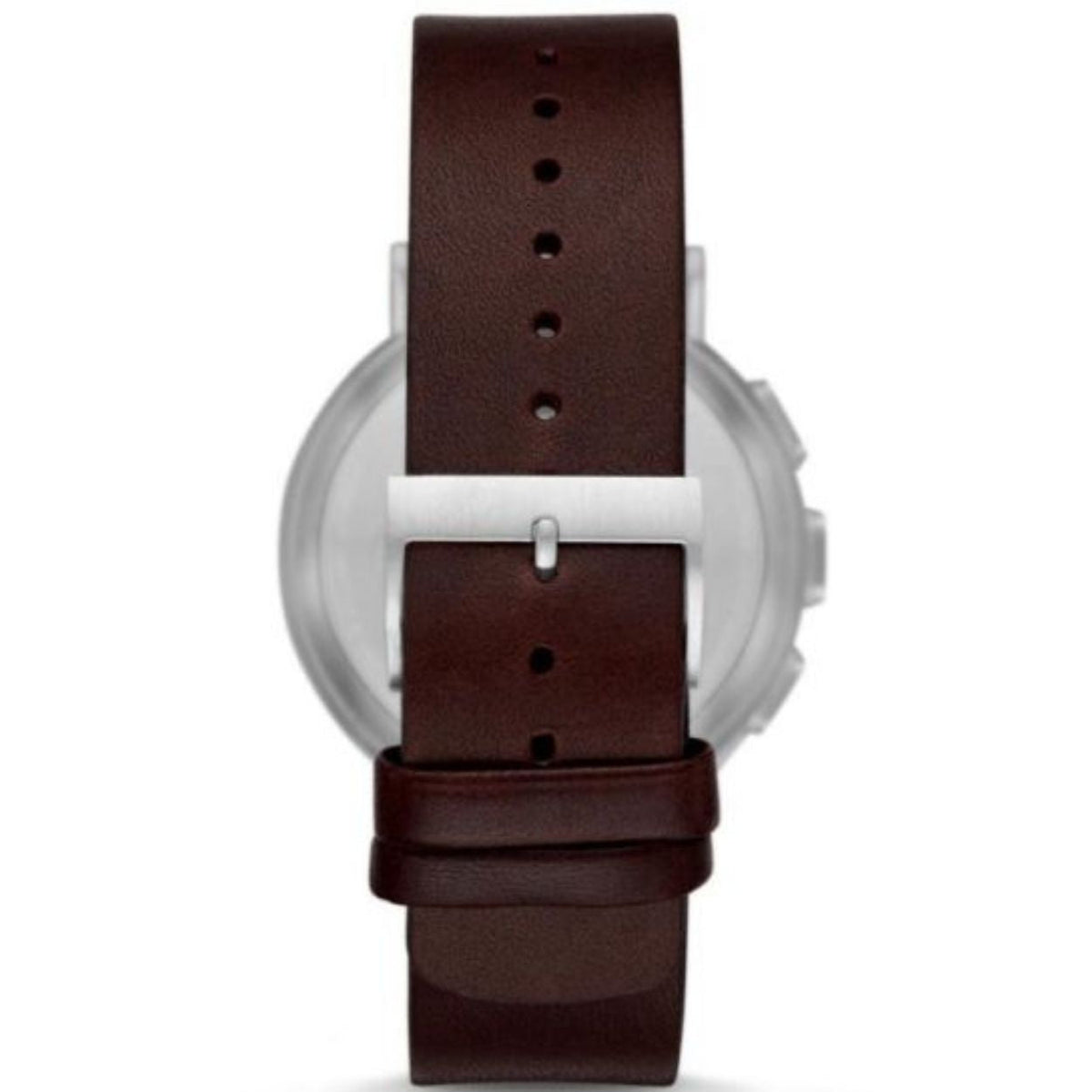 Skagen Signatur SKT1111 analog herrklocka med svart urtavla och armband i läder