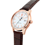 Maserati Sorpasso R8851124002 analog herrklocka med vit urtavla och armband i läder