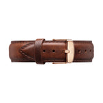 Daniel Wellington St Mawes Arctic DW00100626 analog herrklocka med blå urtavla och armband i läder