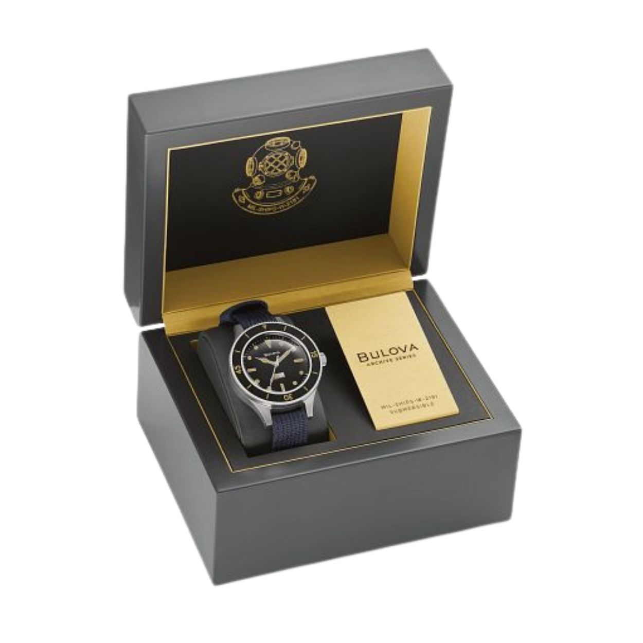 Bulova MIL SHIPS Archive Series 98A266 från  Bulova – Märkesklocka hos Kronura