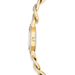 Swarovski Dextera chain 5668854 analog damklocka med guld urtavla och armband i rostfritt stål