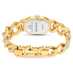 Swarovski Dextera chain 5668854 analog damklocka med guld urtavla och armband i rostfritt stål