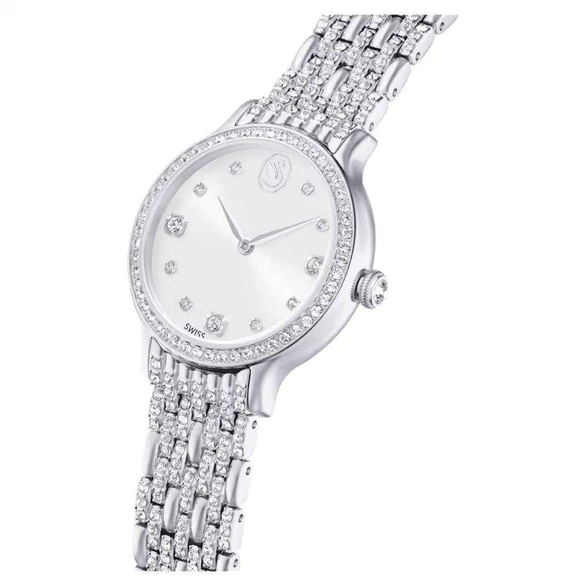 Swarovski Imber 5693634 analog damklocka med silver urtavla och armband i rostfritt stål