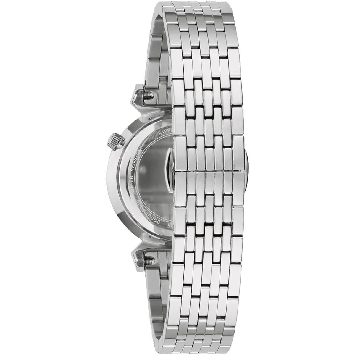 Bulova Classic 96P216 analog damklocka med beige urtavla och armband i rostfritt stål