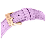 Swarovski Octea chrono 5690804 analog damklocka med lila urtavla och armband i skinn