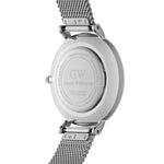 Daniel Wellington Petite Unitone DW00100464 analog damklocka med silver urtavla och armband i rostfritt stål