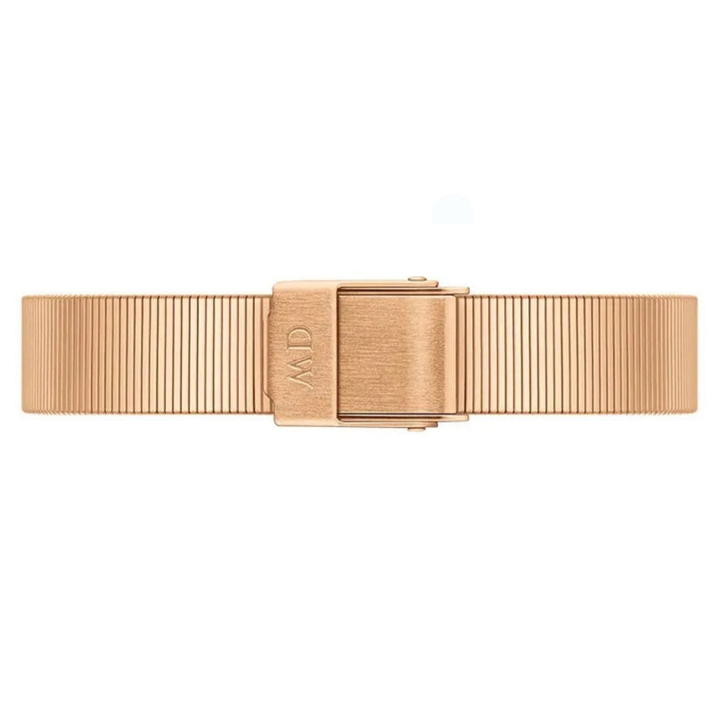 Daniel Wellington Quadro Studio DW00100518 analog damklocka med svart urtavla och armband i rostfritt stål
