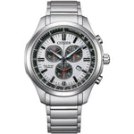 Citizen Super Titanium Sport AT2530-85A analog herrklocka med vit urtavla och armband i titan