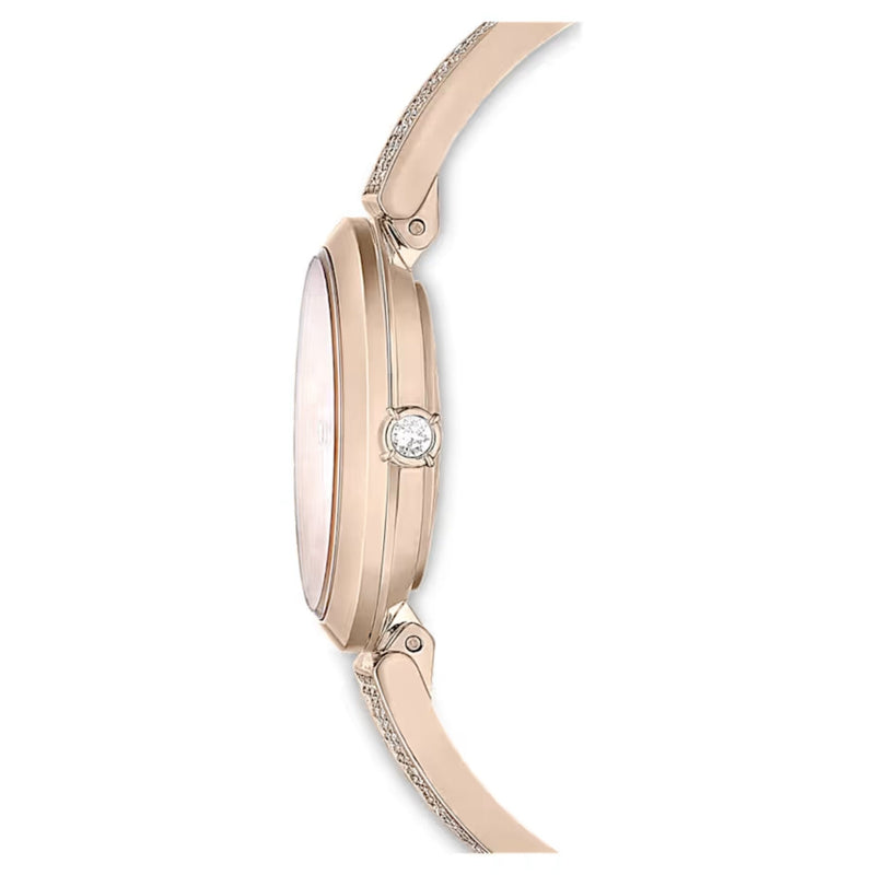 Swarovski Illumina 5671196 analog damklocka med vit urtavla och armband i rostfritt stål