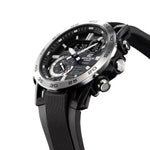 Casio Edifice ECB-40P-1AEF ana-digi herrklocka med svart urtavla och armband i resin