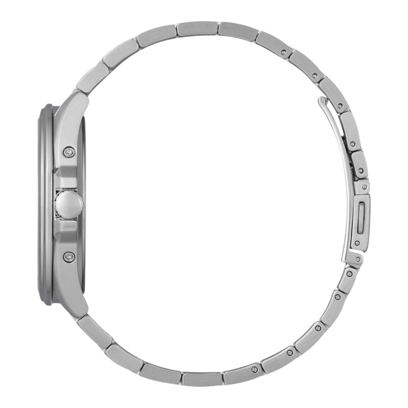 Citizen Radio Controlled Ø43mm CB0250-84E analog herrklocka med svart urtavla och armband i rostfritt stål