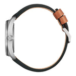 Citizen Super Titanium BM8560-11XE analog herrklocka med grön urtavla och armband i läder