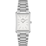 Daniel Wellington Bound 3-Link Silver DW00100700 analog damklocka med vit urtavla och armband i rostfritt stål