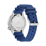 Citizen Promaster Eco-Drive Diver BN0168-06L analog herrklocka med blå urtavla och armband i gummi