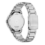 Citizen Eco-Drive Sport AW1820-81E analog herrklocka med svart urtavla och armband i rostfritt stål