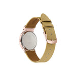 Citizen Elegance Eco-Drive EG7073-16Y analog damklocka med pärlemor urtavla och armband i läder
