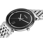 Rado Florence R48912163 analog herrklocka med svart urtavla och armband i rostfritt stål