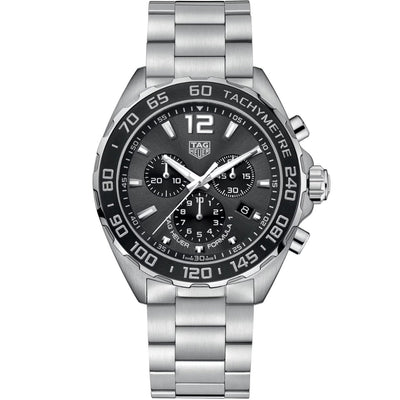 TAG Heuer Formula 1 Chronograph CAZ1011.BA0842 analog herrklocka med svart urtavla och armband i rostfritt stål