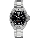 TAG Heuer Formula 1 Date WAZ1112.BA0875 analog herrklocka med svart urtavla och armband i rostfritt stål