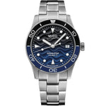 Mido Ocean Star M026.907.11.041.00 analog herrklocka med blå urtavla och armband i rostfritt stål
