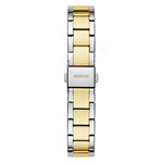 Guess 2-Tone Damklocka GW0767L4 analog damklocka med grön urtavla och armband i rostfritt stål