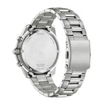 Citizen AQ Kronograf AN8200-50A analog herrklocka med silver urtavla och armband i rostfritt stål