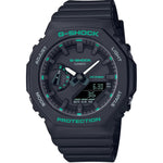 Casio G-Shock GMA-S2100GA-1AER analog unisexklocka med svart urtavla och armband i resin