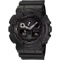 Casio G-Shock GA-100-1A1ER analog herrklocka med svart urtavla och armband i resin