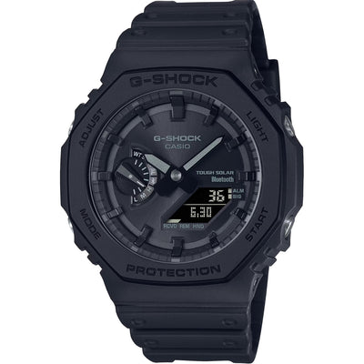 Casio G-shock GA-B2100-1A1ER ana-digi herrklocka med svart urtavla och armband i resin