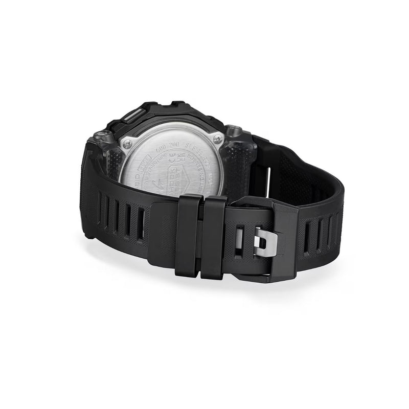 Casio G-SHOCK GBD-200-1A1ER digital herrklocka med svart urtavla och armband i resin