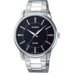 Casio Collection MTP-1303PD-1AVEG analog herrklocka med svart urtavla och armband i rostfritt stål