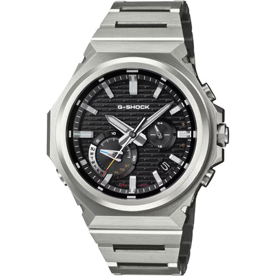 Casio G-Shock G-Steel GST-B1000D-1AER analog herrklocka med svart urtavla och armband i rostfritt stål