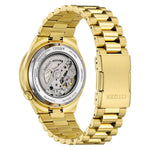 Citizen Tsuyosa Shore NJ0232-53X analog herrklocka med grön urtavla och armband i rostfritt stål