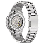 Citizen Tsuyosa Shore NJ0231-56L analog herrklocka med blå urtavla och armband i rostfritt stål