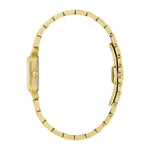 Bulova Sutton 97L191 analog damklocka med guld urtavla och armband i rostfritt stål