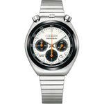 Citizen Bullhead Challenge Timer AN3660-81A analog herrklocka med flerfärgad urtavla och armband i rostfritt stål