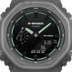 Casio G-Shock GA-2100K-1AER analog unisexklocka med svart urtavla och armband i resin
