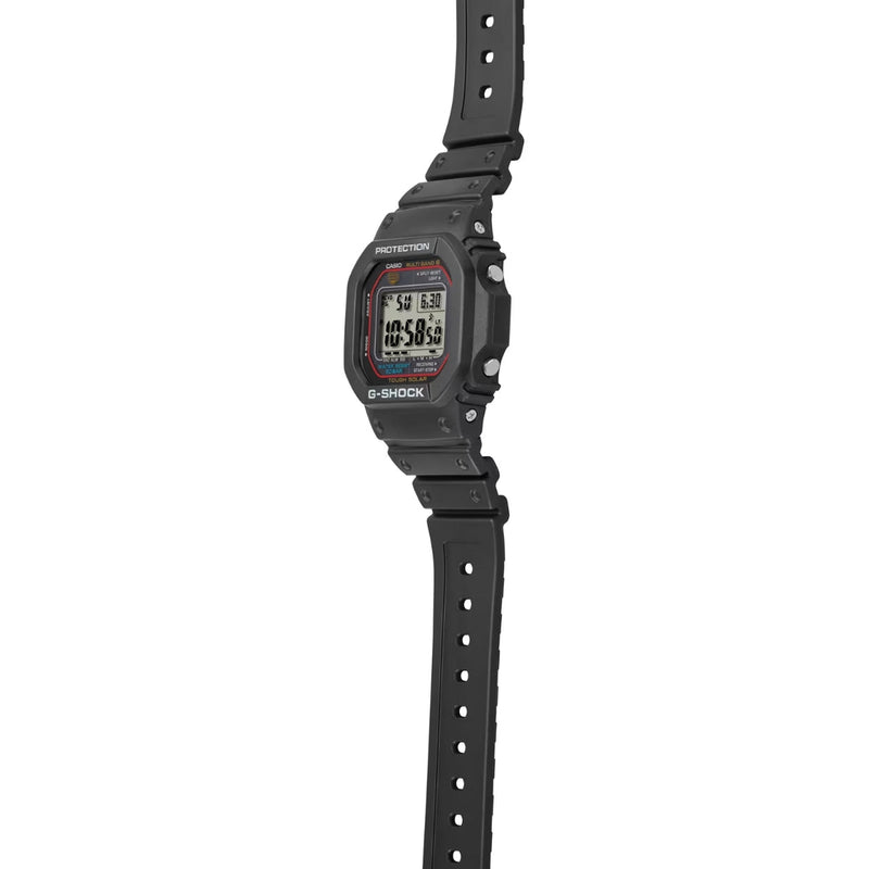 Casio G-SHOCK GW-M5610U-1ER digital herrklocka med svart urtavla och armband i resin