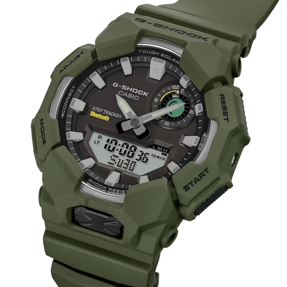 Casio G-Shock GA-B010-3AER analog herrklocka med svart urtavla och armband i resin