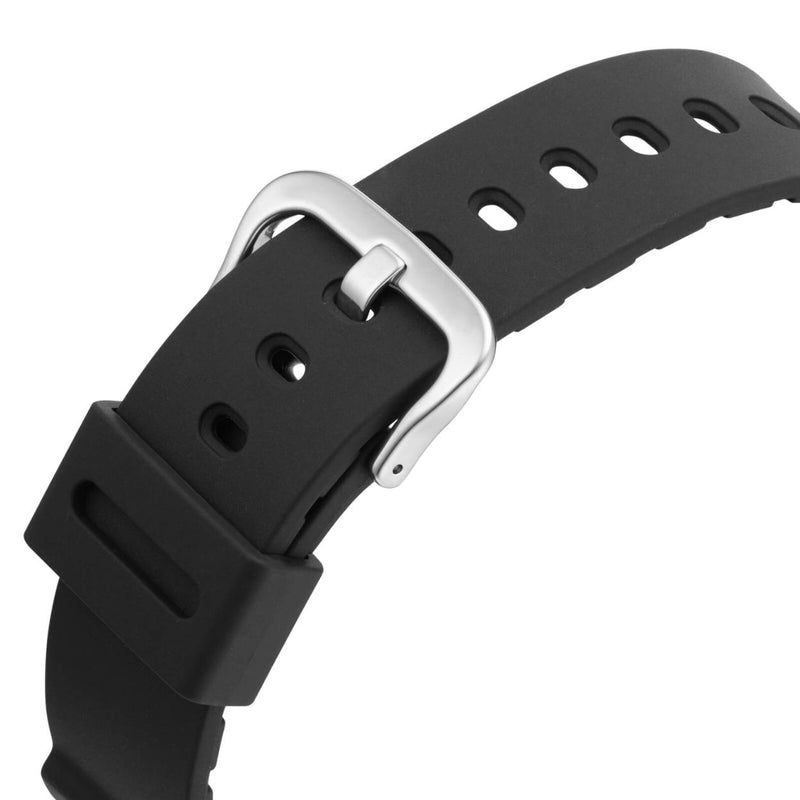 Casio Collection MDV-107-1A1VEF analog herrklocka med svart urtavla och armband i gummi