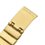 Casio Vintage LA670WEGA-9EF digital damklocka med guld urtavla och armband i rostfritt stål