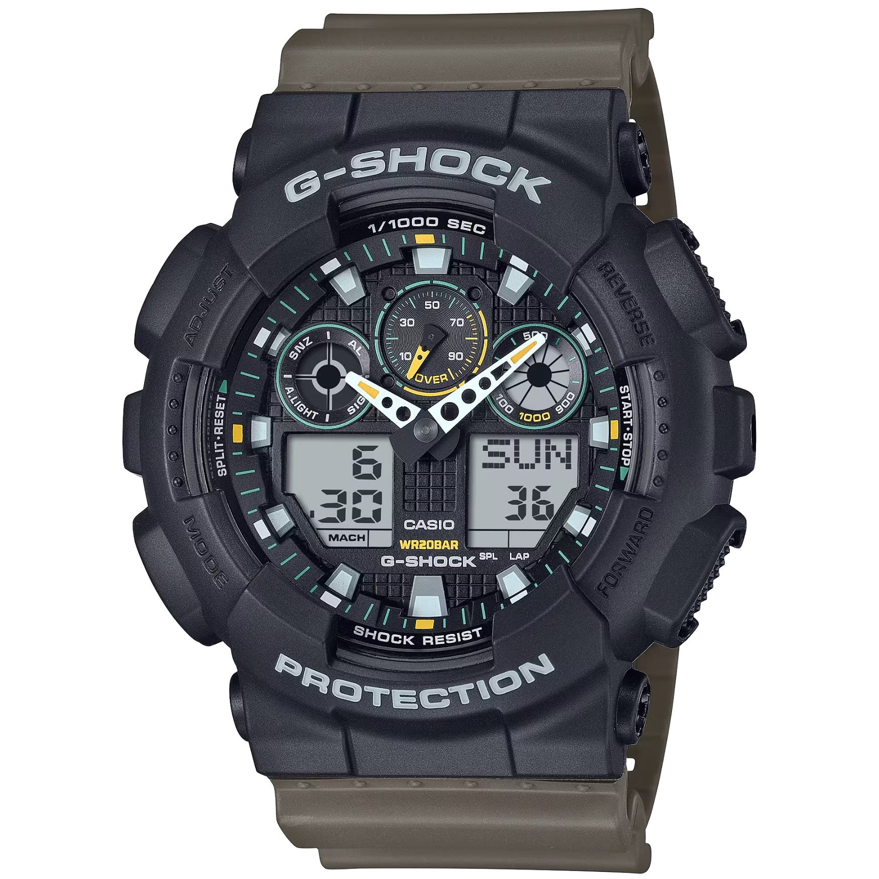 Casio G-Shock Ø51mm GA-100TU-1A3ER från  Casio – Märkesklocka hos Kronura