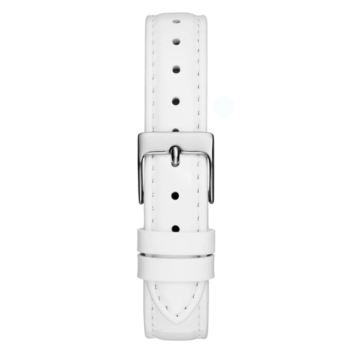 Guess ENCHANTMENT Damklocka GW0764L4 analog damklocka med silver urtavla och armband i läder