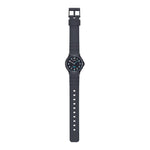Casio Timeless LQ-24B-1BEF analog unisexklocka med svart urtavla och armband i resin