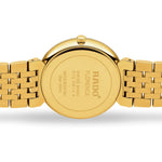 Rado Florence Diamonds R48914703 analog unisexklocka med svart urtavla och armband i rostfritt stål