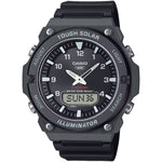 Casio Timeless AQ-S820W-1AVEF digital herrklocka med svart urtavla och armband i resin