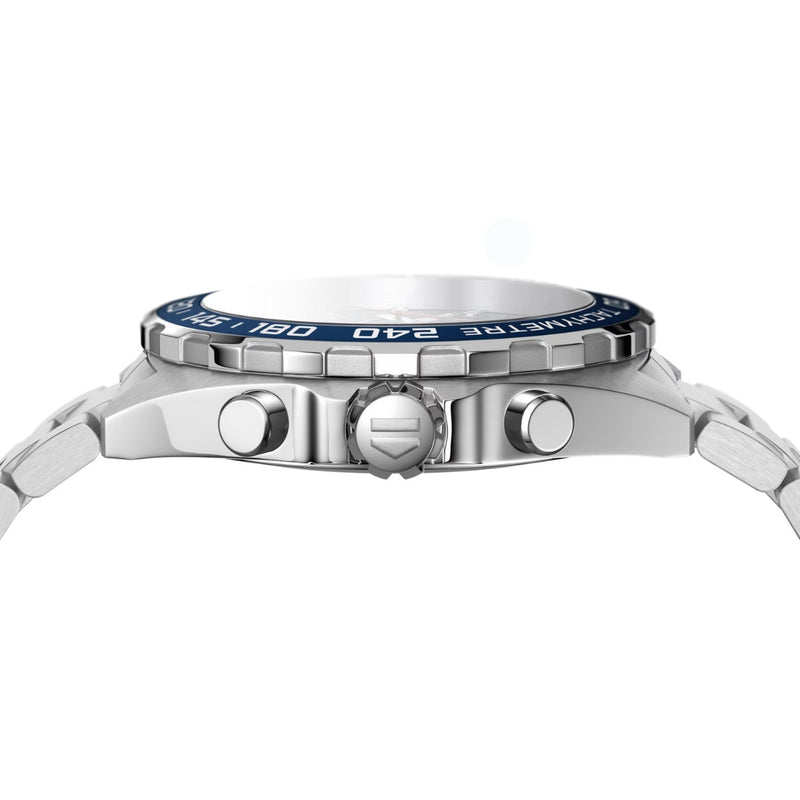 TAG Heuer Formula 1 Chronograph CAZ1014.BA0842 analog herrklocka med blå urtavla och armband i rostfritt stål
