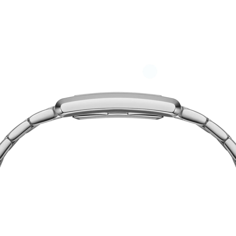 Daniel Wellington Bound 9-Link DW00100706 analog damklocka med vit urtavla och armband i rostfritt stål