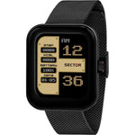 Sector S-03 Smartwatch R3253294002 digital unisexklocka med svart urtavla och armband i rostfritt stål