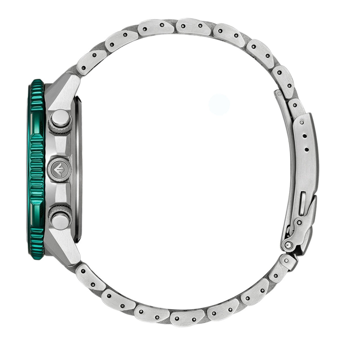 Citizen  Promaster Eco-Drive Radio Controlled Herrklocka CB5004-59W analog herrklocka med grön urtavla och armband i rostfritt stål
